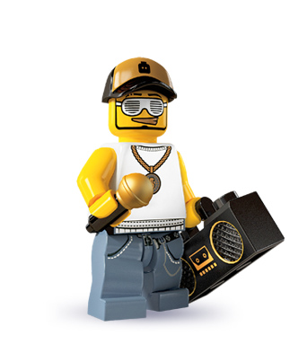 Image: Lego Mini-figure Rapper Series 3