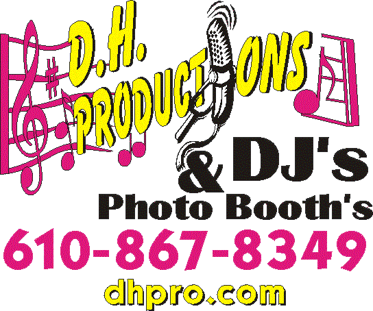 D.H. Productions DJs & Photo Booth Logo