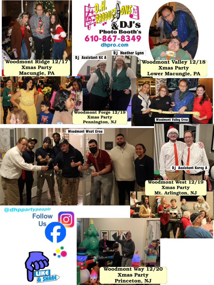 Collage Of Fun Christmas Parties