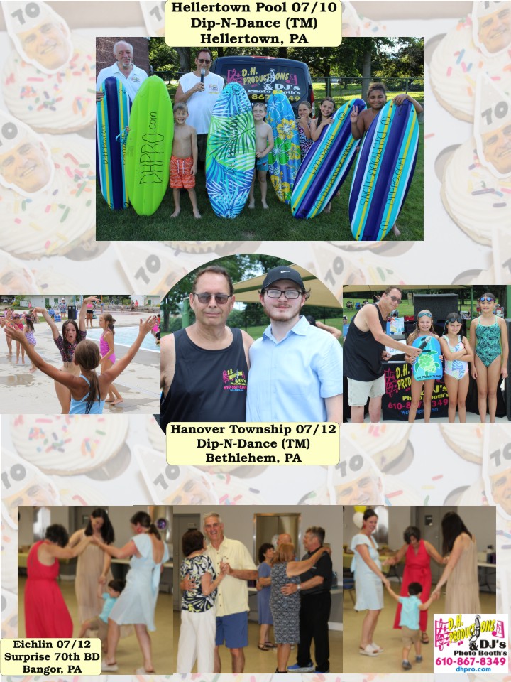 Hellertown Pool Dip-N-Dance (TM) | Hanover Township Dip-N-Dance (TM) | Eichlin Surprise 70th BD